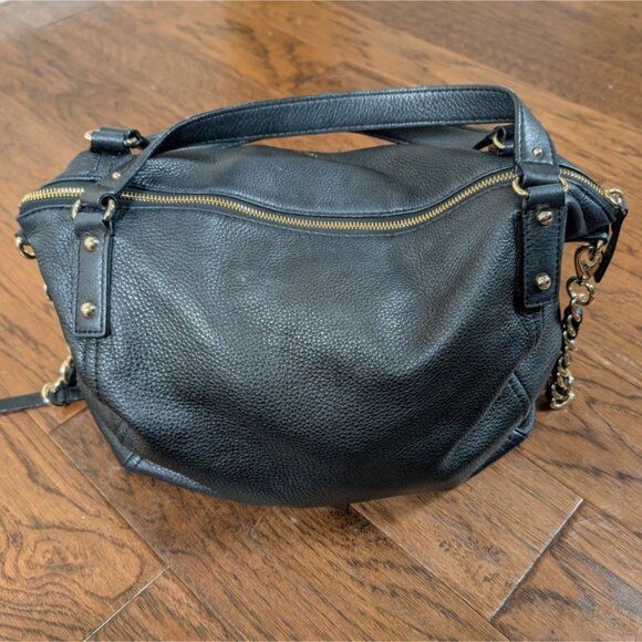 Kate Spade New York Pine Street Kori Black Pebbled Leather Shoulder Bag Cassic - Picture 7 of 10